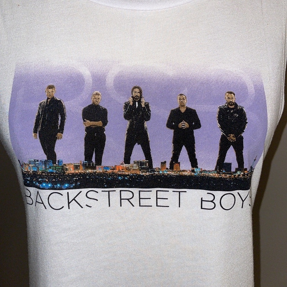 Backstreet Boys White Sleeveless Top - Picture 2 of 8